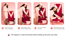 Load image into Gallery viewer, Airplane Seat Cover In Check You Out - Free Mask With purchase