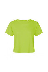 SOLS Womens/Ladies Maeva Beach Short Sleeve T-Shirt (Neon Green)