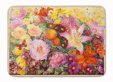 Load image into Gallery viewer, 19 in x 27 in Autumn Floral by Anne Searle Machine Washable Memory Foam Mat