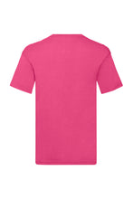 Load image into Gallery viewer, Fruit Of The Loom Mens Original V Neck T-Shirt (Fuchsia)