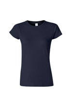 Load image into Gallery viewer, Gildan Ladies Soft Style Short Sleeve T-Shirt (Navy)