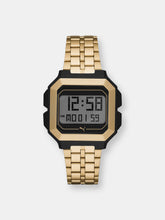 Load image into Gallery viewer, Puma Men&#39;s Remix P5016 Gold Stainless-Steel Quartz Fashion Watch