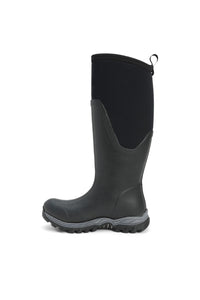 Womens/Ladies Arctic Sport Tall Pill On Rain Boots - Black/Black