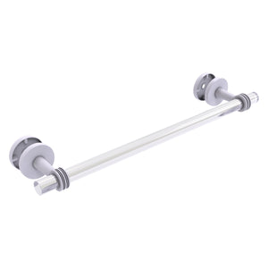 Allied Brass Clearview Collection 24 Inch Shower Door Towel Bar with Dotted Accents