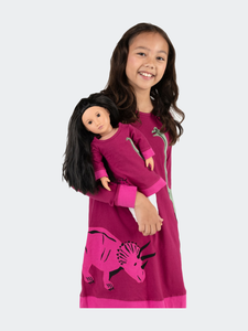 Matching Girl & Doll Cotton Dress