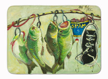 Load image into Gallery viewer, 19 in x 27 in Recession Food Fish caught with Spam Machine Washable Memory Foam Mat