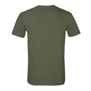 Gildan Mens Short Sleeve Soft-Style T-Shirt (Military Green)