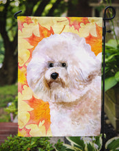 Load image into Gallery viewer, Bichon Frise #2 Fall Garden Flag 2-Sided 2-Ply