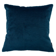 Load image into Gallery viewer, Riva Home Munich Reversible Corduroy Throw Pillow Cover (Teal) (One Size)
