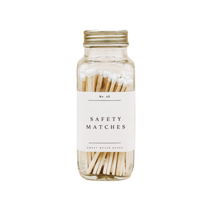 3.75" White Safety Matches - 60 Count
