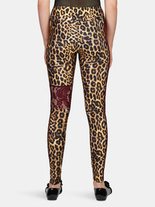 Leopard and Lace Leggings