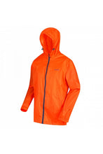 Load image into Gallery viewer, Regatta Mens Pack It III Waterproof Jacket (Magma Orange)