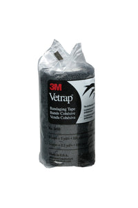 Vetrap 4 inch Bandage (Black) (4 inches (Pack of 100))