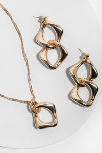 Infinity Necklace and Earring Gift Box