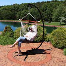Load image into Gallery viewer, Tufted Victorian Hammock Swing with Stand