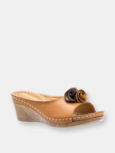 Load image into Gallery viewer, Sydney Tan Wedge Sandals