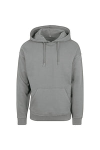 Build Your Brand Mens Oversize Hoodie (Gray)