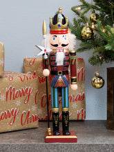 Load image into Gallery viewer, Sunnydaze Gustav the Great Indoor Christmas Nutcracker Statue - 15 in
