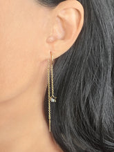 Load image into Gallery viewer, Starkissed Duo Tack-In Diamond Earrings in 14K Yellow Gold Vermeil on Sterling Silver