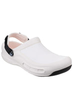 Load image into Gallery viewer, Unisex Bistro Pro Touch Fasten Safety Clog - White