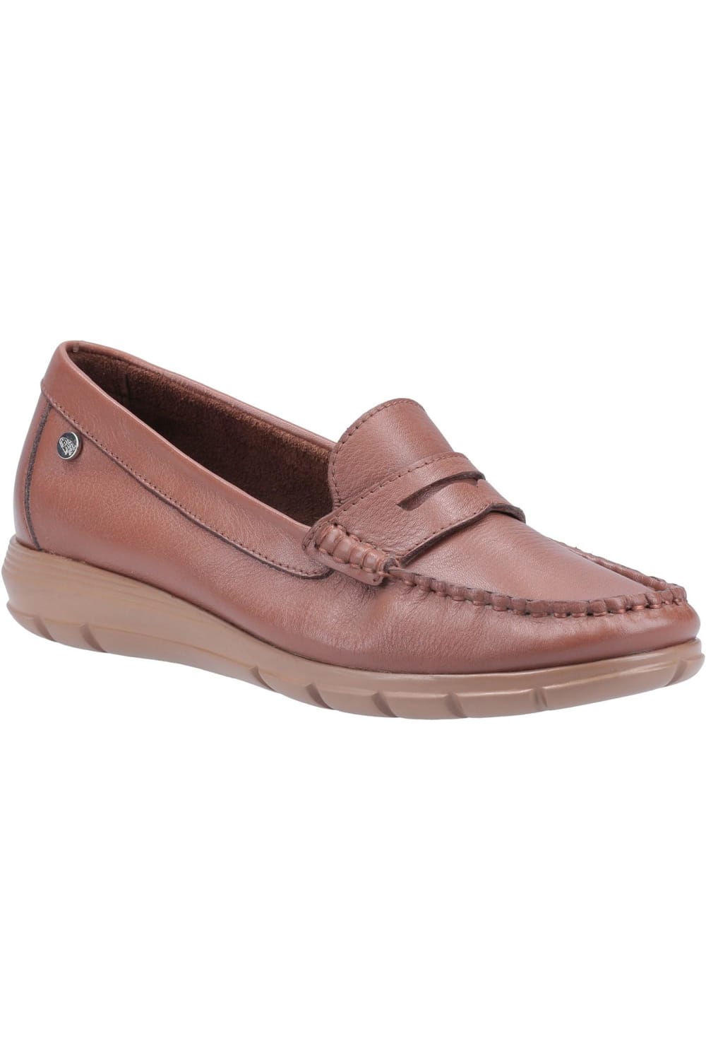 Womens/Ladies Paige Leather Loafer (Tan)
