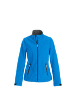 Load image into Gallery viewer, Printer Womens/Ladies Trial Soft Shell Jacket (Ocean Blue)