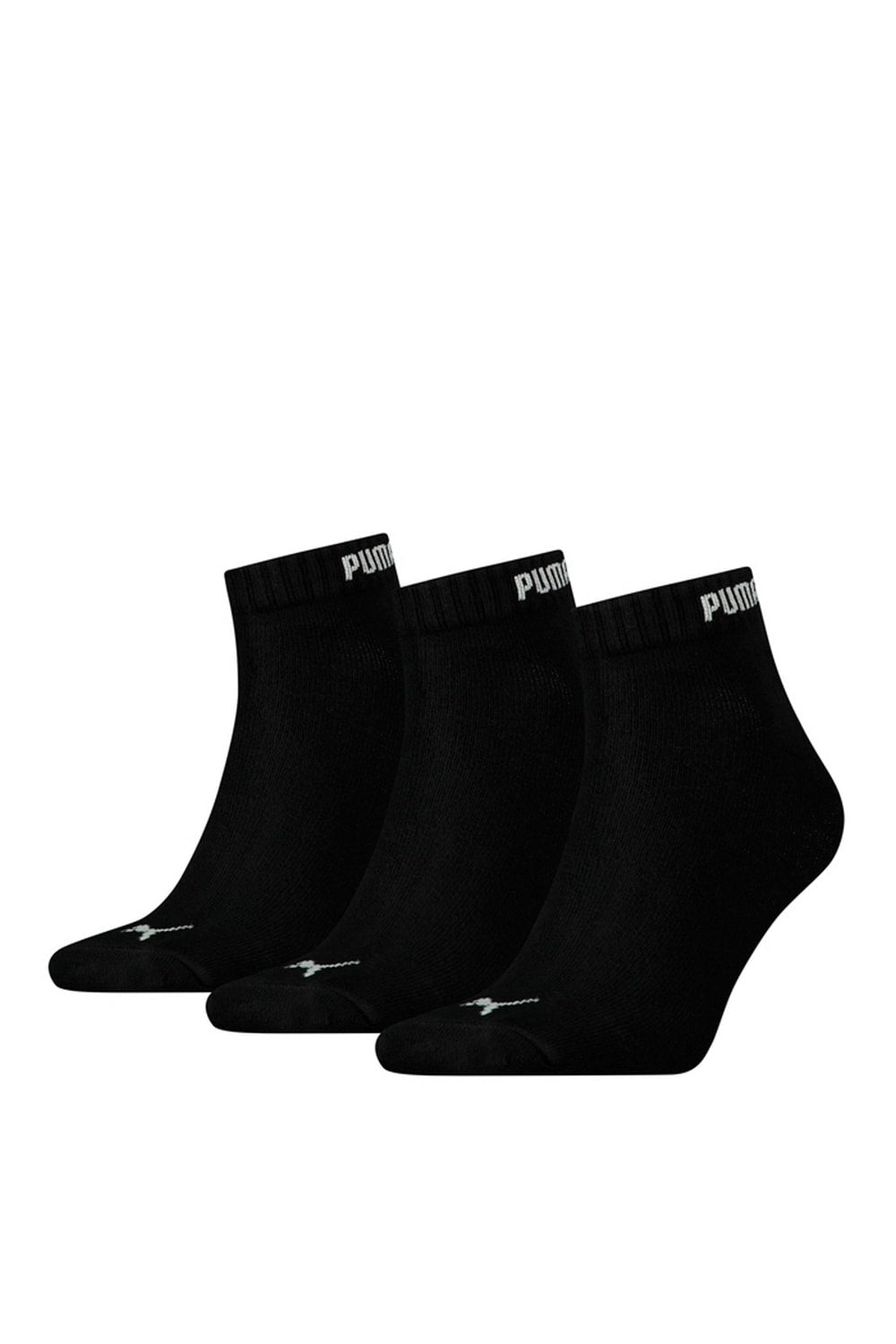 Unisex Adult Quarter Socks - Black