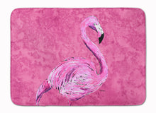 Load image into Gallery viewer, 19 in x 27 in Flamingo on Pink Machine Washable Memory Foam Mat