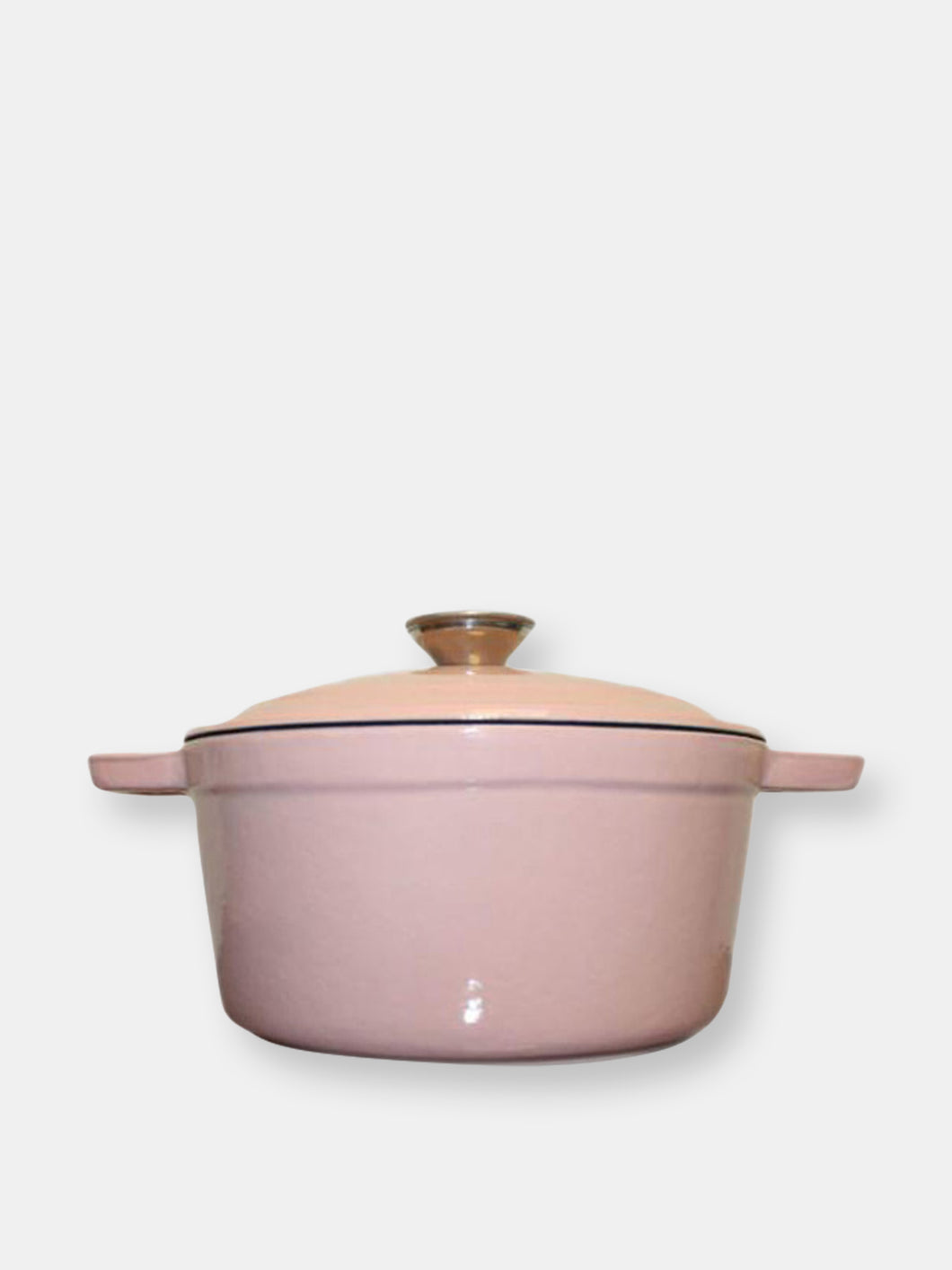 BergHOFF Neo Cast Iron 8 QT Oval Covered Casserole, Pink