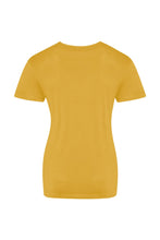 Load image into Gallery viewer, AWDis Just Ts Womens/Ladies The 100 Girlie T-Shirt (Mustard)