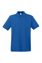 Load image into Gallery viewer, Premium Mens Short Sleeve Polo Shirt - Royal