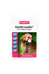 Beaphar Gentle Dog Leader/Head Collar (Red) (Small)