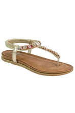 Load image into Gallery viewer, Womens/Ladies Brock Sandals - Gold
