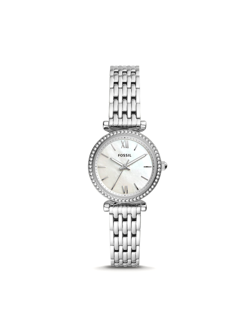 Carlie ES4647 Elegant Japanese Movement Fashionable Mini Three-Hand Stainless Steel Watch