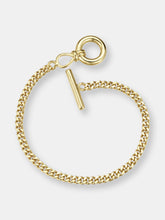 Load image into Gallery viewer, 14k Gold colored Cubic Zirconia Chain Bracelet