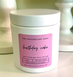 Birthday Cake Soy Wax Candles