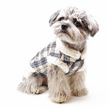 Load image into Gallery viewer, Blue Plaid Dog Jacket