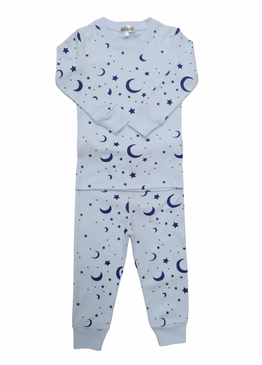 Benben Pajama Blue Moon and Stars