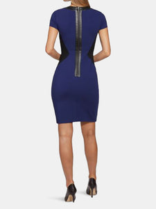 FOCUS by SHANI - Ponte Knit Dress with Keyhole