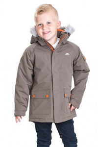 Trespass Childrens Boys Holsey Waterproof Parka Jacket (Pecan)