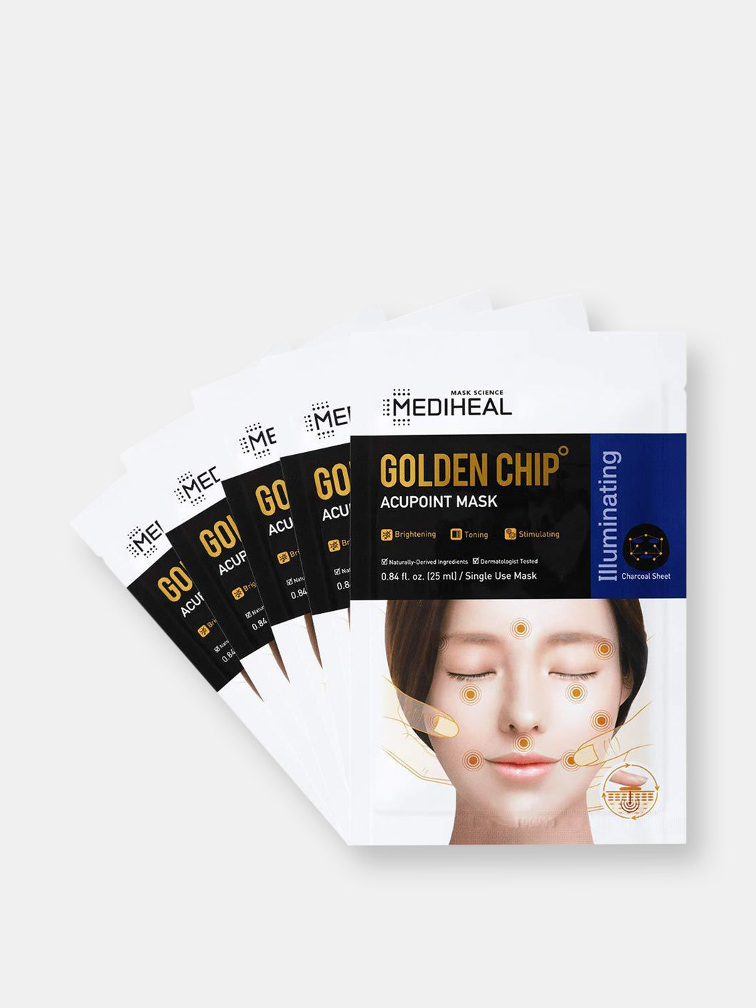 Golden Chip Acupoint Mask_V