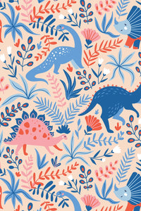 Eco-Friendly Children's Dinosaur Wallpaper