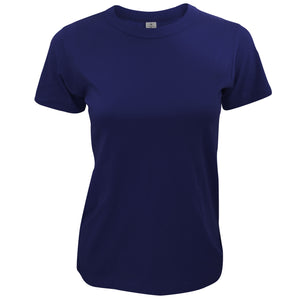 B&C Exact 190 Ladies Tee / Ladies Short Sleeve T-Shirts (Navy Blue)