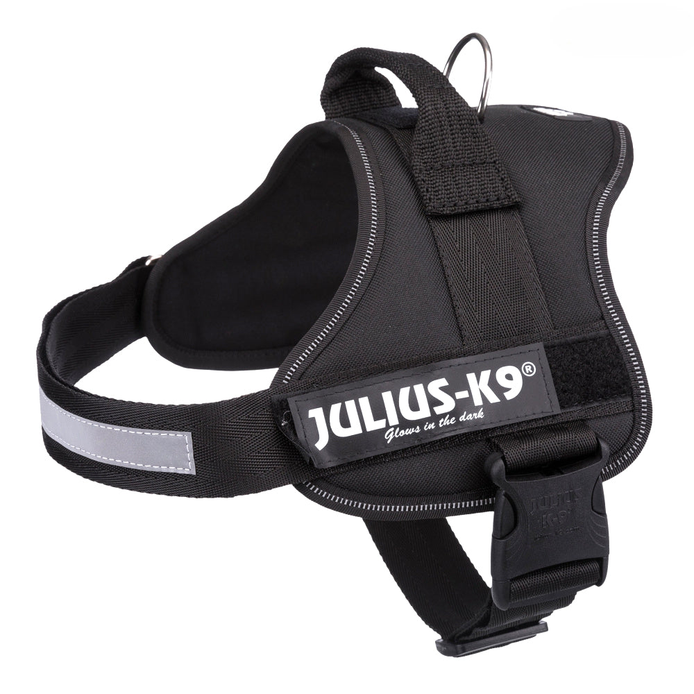 Trixie Julius-K9 Dog Harness (Black) (25.98in - 33.46in)