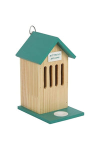 Something Different Wooden Butterfly House (Beige/Green) (One Size)