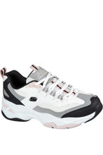 Load image into Gallery viewer, Womens D&#39;Lites 4.0 Fresh Diva Leather Sneakers - Black/White/Pink