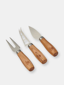 Berard Olive Wood Cheese knife Set