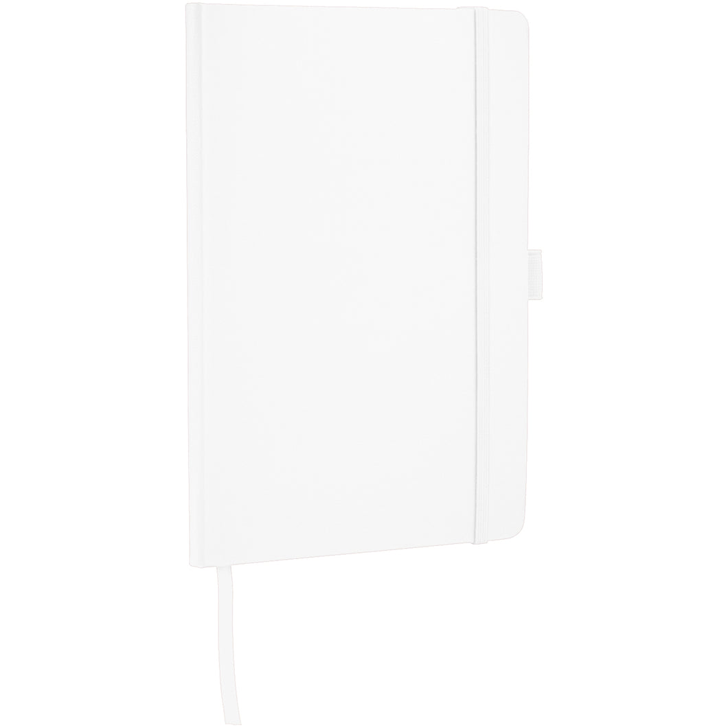 JournalBooks Flex Back Cover Office Notebook (White) (8.4 x 5.6 inches)
