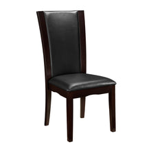 Load image into Gallery viewer, Mesilla Espresso Finish Faux Leather Dining Chair (Set Of 2)
