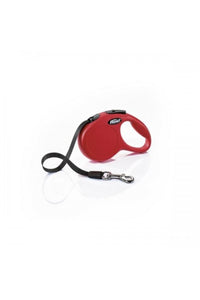 Flexi Classic Tape Dog Leash (Red) (M - 15.4ft)